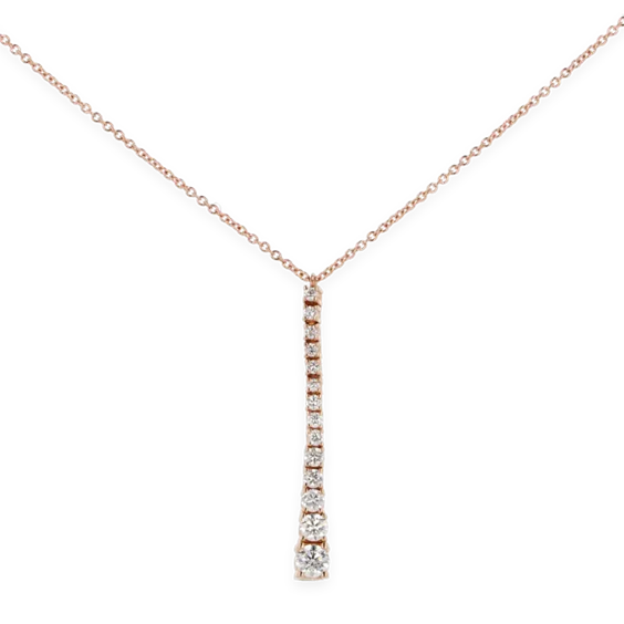 Pendente Namuri Donna DEGRADE in Oro Diamante 0.53 Ct PN-DEG15/R - PN-DEG15/R